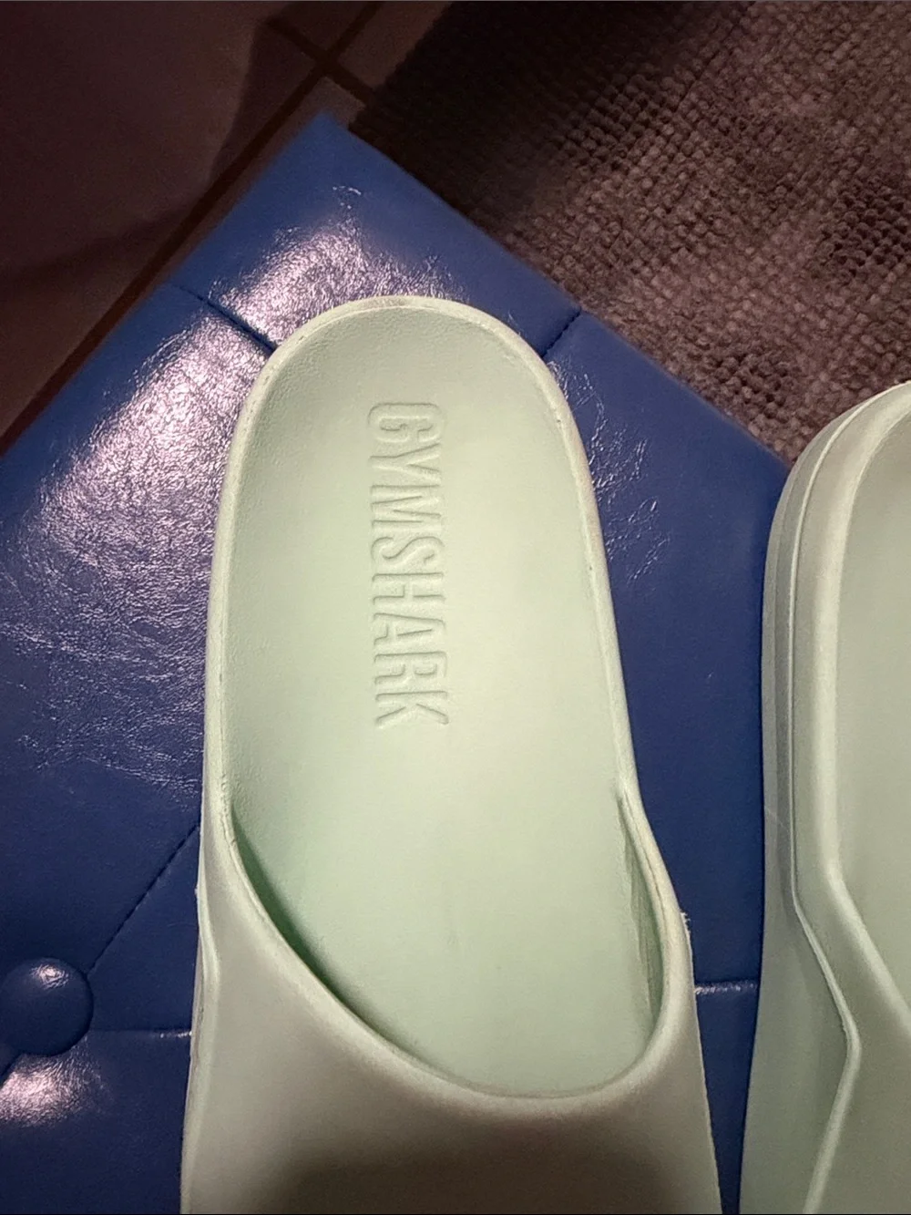 Gymshark Mint Green Slide Sandals